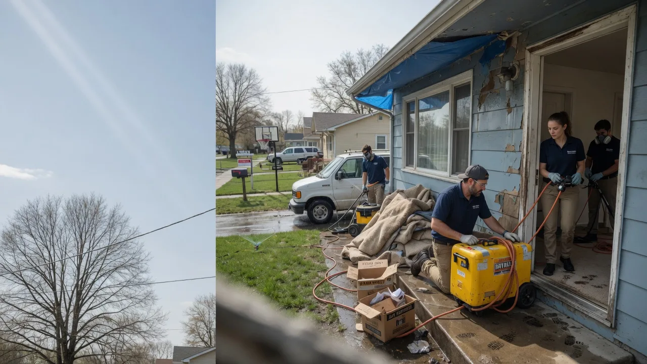 Basement Flood Cleanup in Stilwell, KS near me